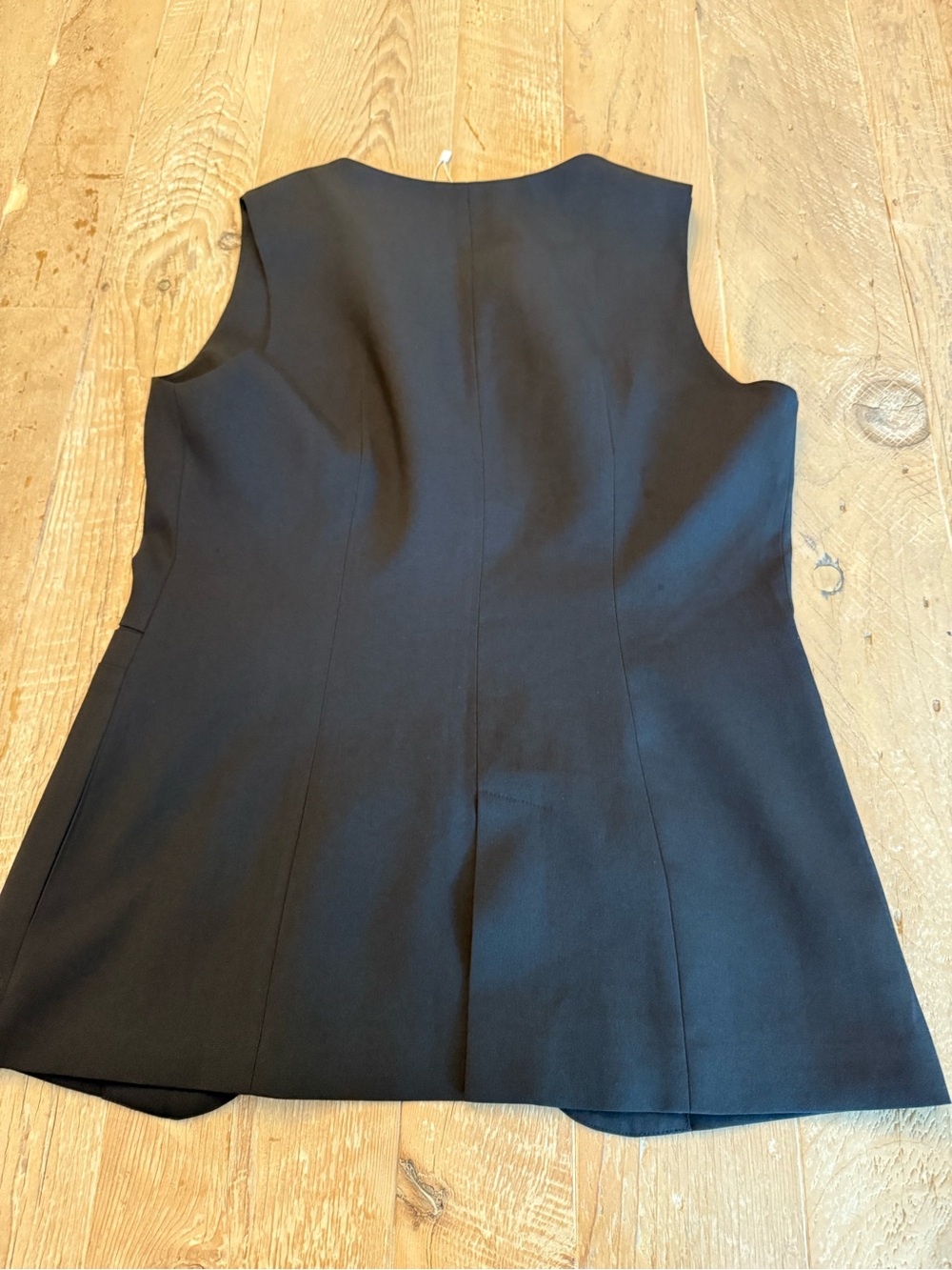 Edit by Nine Classic Black Tailored Long 2 Button Vest M - Picture 6 of 8
